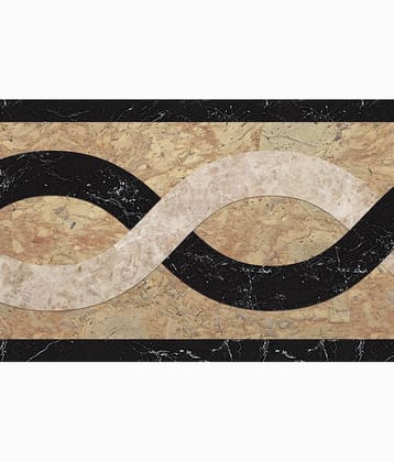 WallDesign Marble Stone Inlay Rope Chain - 8 cm W x 305 cm L Nature Sticker ( 305 x 8 cms )