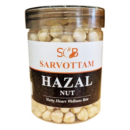 Sarvottam Hazelnuts Box 250g | Premium Whole Hazelnuts | Rich in Protein, Antioxidants & Healthy Fats | Crunchy Superfood for Snacking, Baking & Gifting