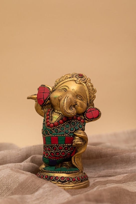Playful Ganesha Idol