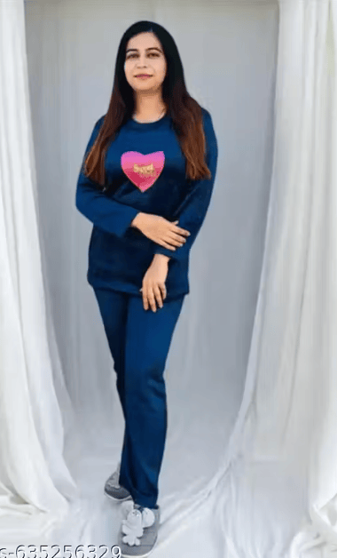 Stylish Woolen Nightsuit