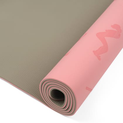 Yoga Mat T-222 - 6 mm-Baby Pink