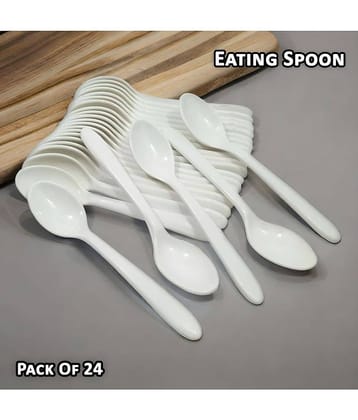 Inpro White Melamine Table Spoon ( Pack of 24 )