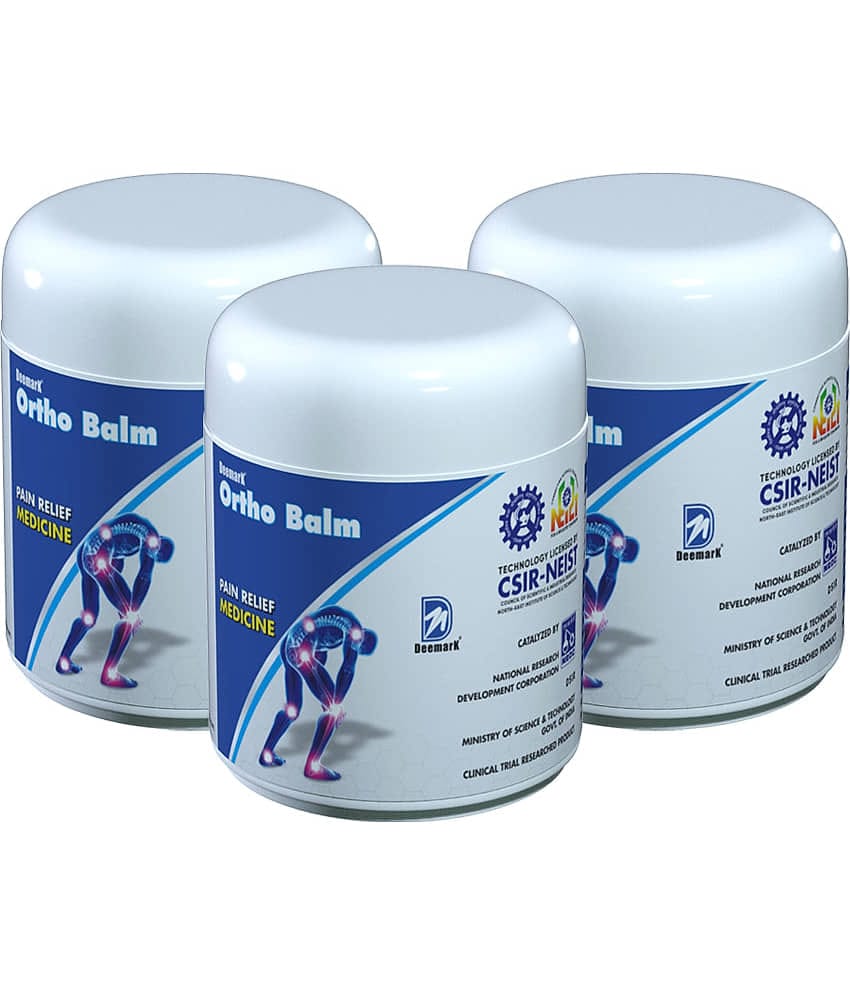 Deemark Ortho Balm for Joint Pain, Back Pain, Knee Pain, Shoulder Pain. - Pain Relief Gel (Pack of 3)