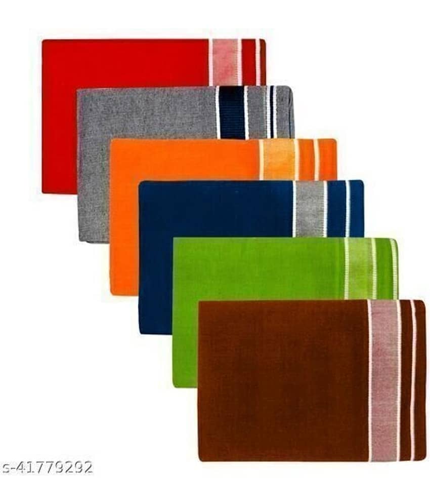 NISSI Multi Lungi Pack of 6