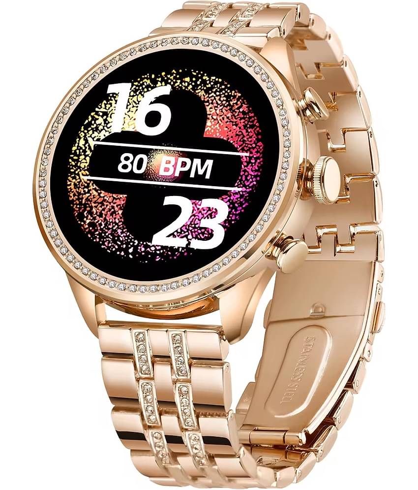 VENKAT ZONE IPS BT Calling Upto 1-2 days Smart Watch Gold