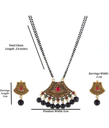 BNB & Fashion - Black Mangalsutra Set ( Pack of 1 )