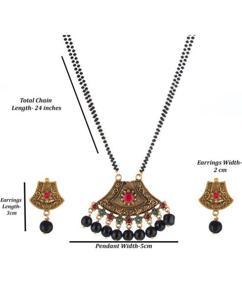 BNB & Fashion - Black Mangalsutra Set ( Pack of 1 )