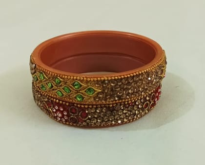 Multicolour Chamki Bangles