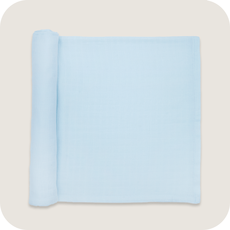 Blue Solid Colour Large Bath Towel