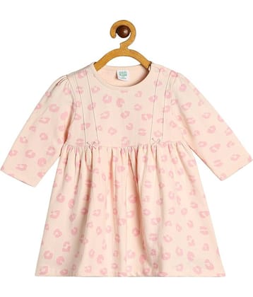 MINI KLUB Pack of 1 Baby Girls Cotton Dress ( Pink )