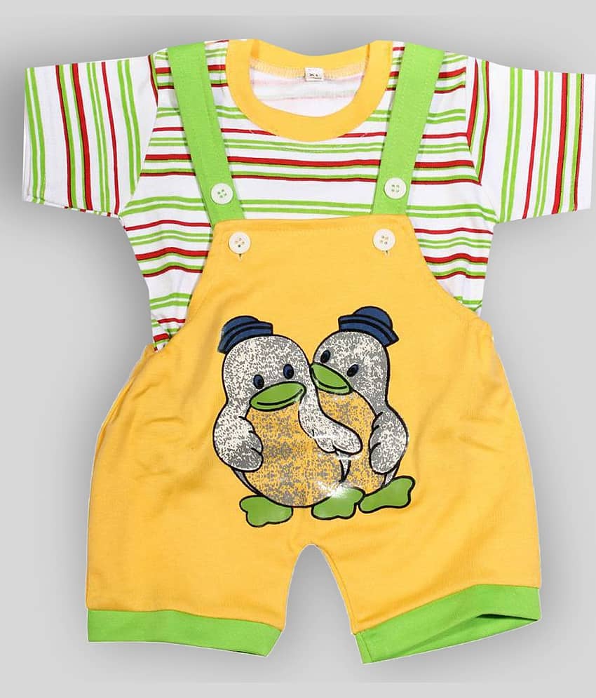 Babeezworld Pack of 1 Baby Girls Cotton ( Multi Color )