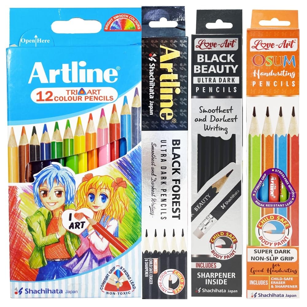 Artline Combo Packs of Back to School Stationery Set - 1 | For Specially Designed for Students