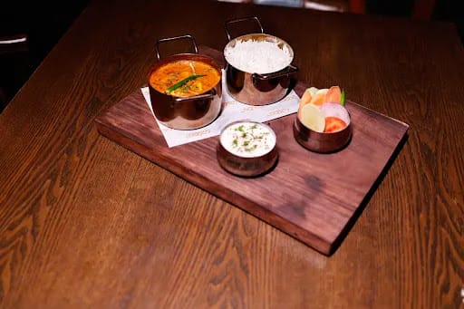 Matar Paneer With Chawal