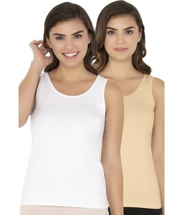 Amante Cotton Tanks - Multi Color Pack of 2