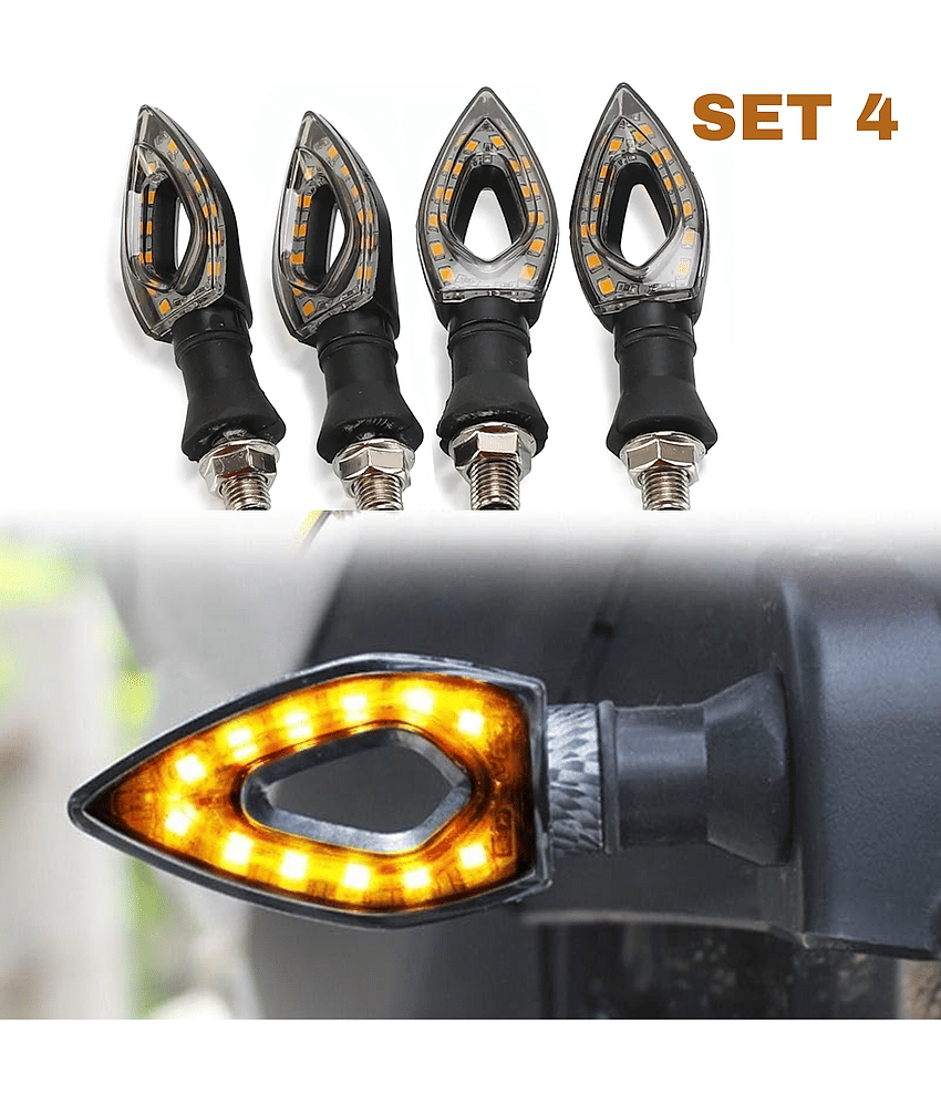AKSMIT Indicator Light For All Bike Make ( Pack of 2 )