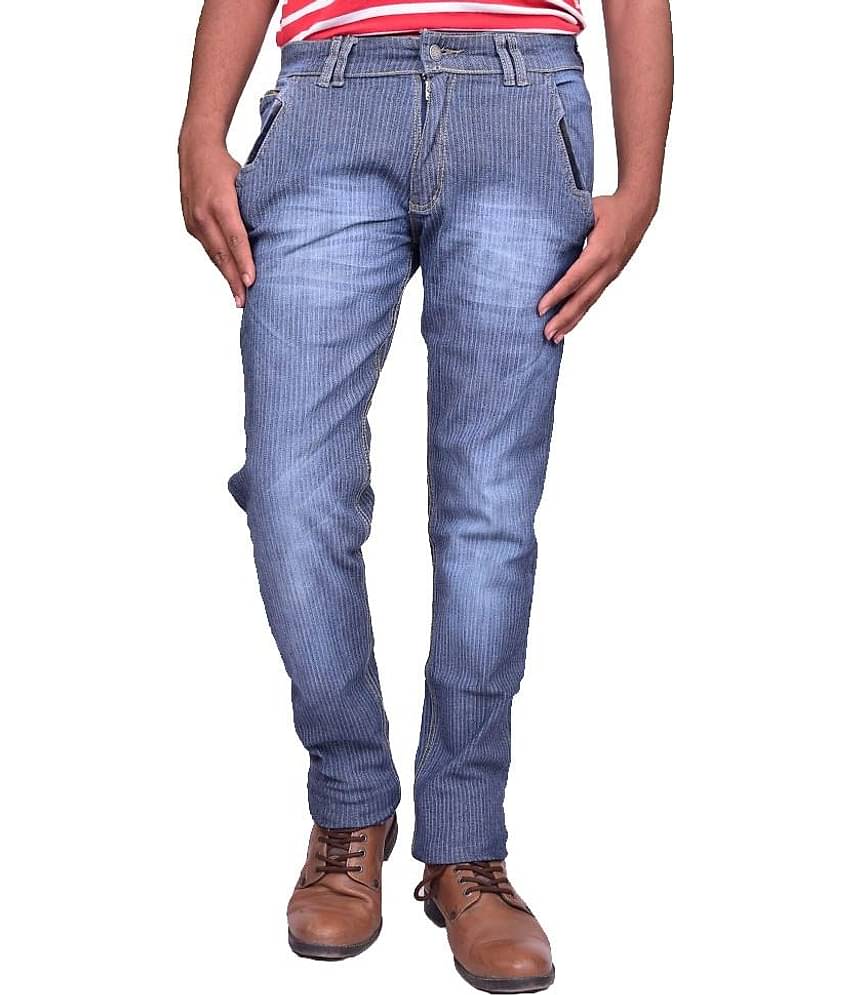 British Terminal Blue Cotton Skinny Jeans