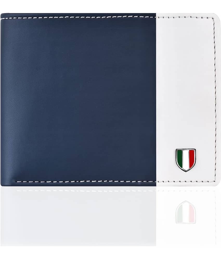 GIOVANNY - Faux Leather Blue Men's Regular Wallet ( Pack of 1 )