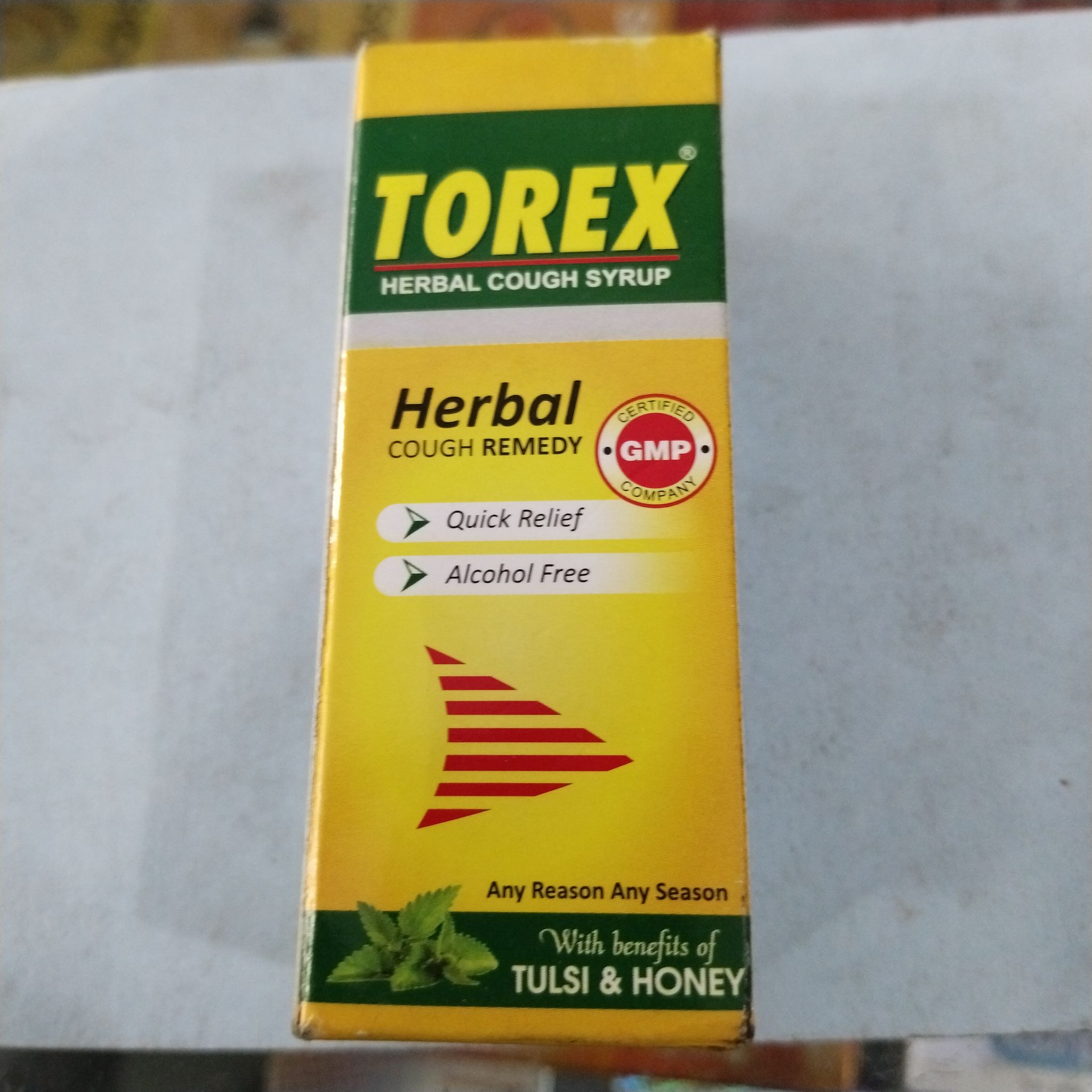 Torex herbal cough syrup