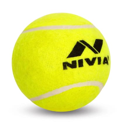 Nivia Cricket Teniss Ball Light Yellow