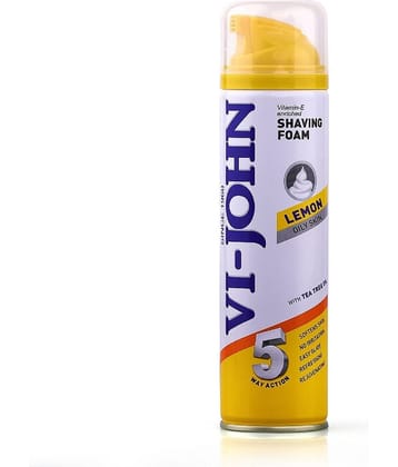 Vi-John Lemon Oily Skin Shaving Foam 200 mL