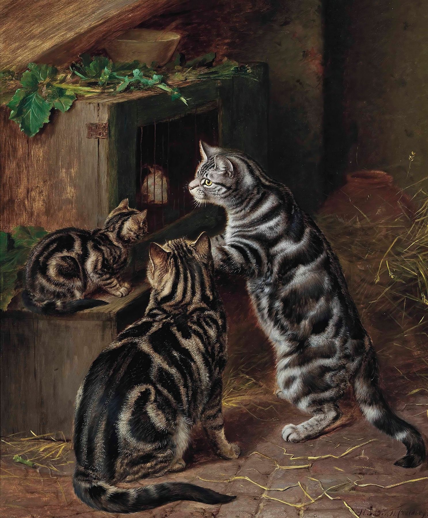 FURNISHUB Statue of Vishnu at the Temple of Indra, Ellora | Hindu God Painting | Religious Art Print | God painting wall decor | Premium Canvas | Gallery Wrapped canvas | Canvas art print for home decor