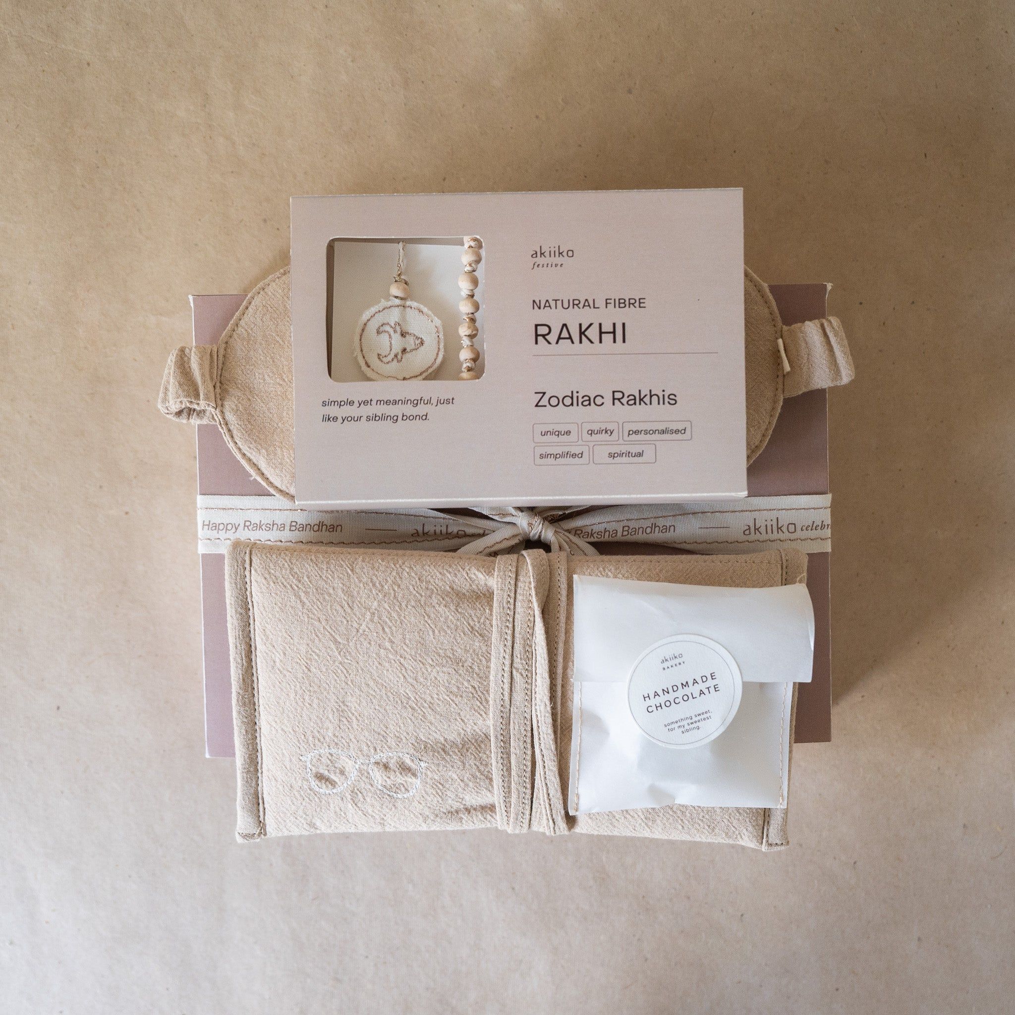 Miles & Memories - Zodiac Rakhi Gift Set-Virgo