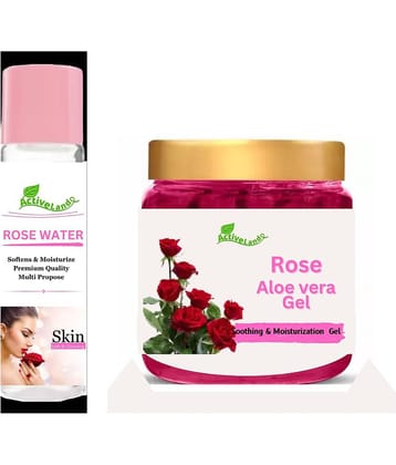 Rose Gel and Rose water for skin and Face 100ml each