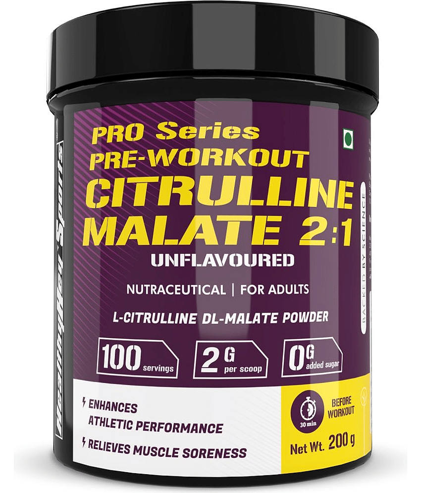 HEALTHYHEY NUTRITION Sports Citrulline Malate 2:1 - 200 Grams 200 gm Powder