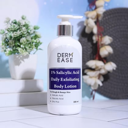 Dermease 1% Salicylic Acid Body Lotion for Clear Skin