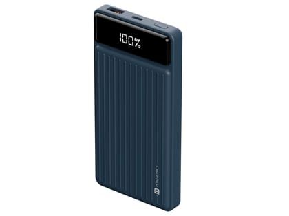 Portronics Luxcell B, 10000 mAH, BIS Certified, Compact, Dual Port - Blue