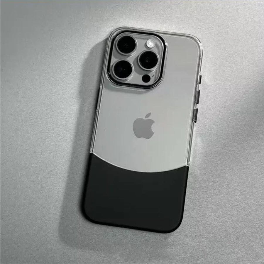 iPhone 13 Series Slim Simplicity Crystal Clear Transparent Case-iPhone 13 Pro / Black