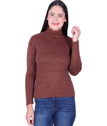 Ogarti Woollen Brown Pullovers