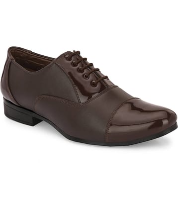 John Karsun Brown Men's Oxford Formal Shoes