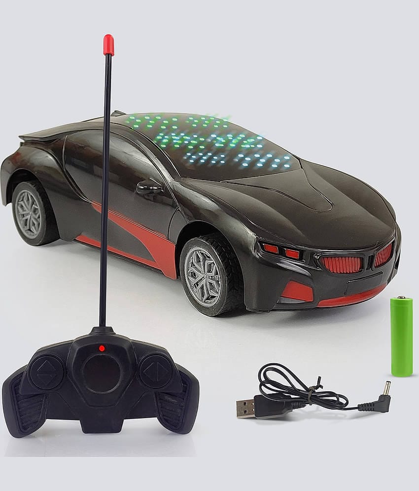 NHR - Black Plastic Car ( Pack of 1 )