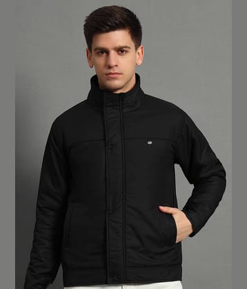 GET GOLF Polyester Men's Down Jacket - Black ( Pack of 1 )