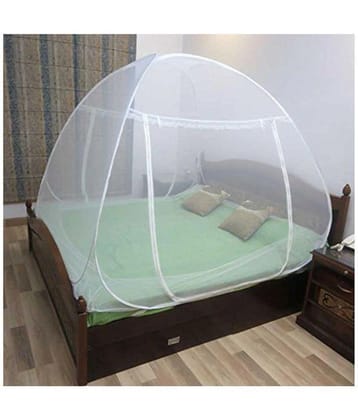 Healthgenie Double White Plain Mosquito Net