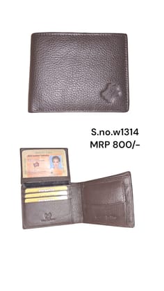 Genuine leather wallet for men Pack of 2