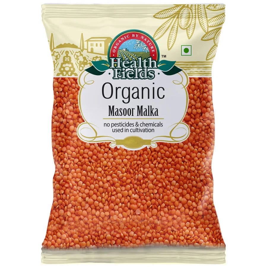Health Fields Organic Masoor Malka Dal 1Kg