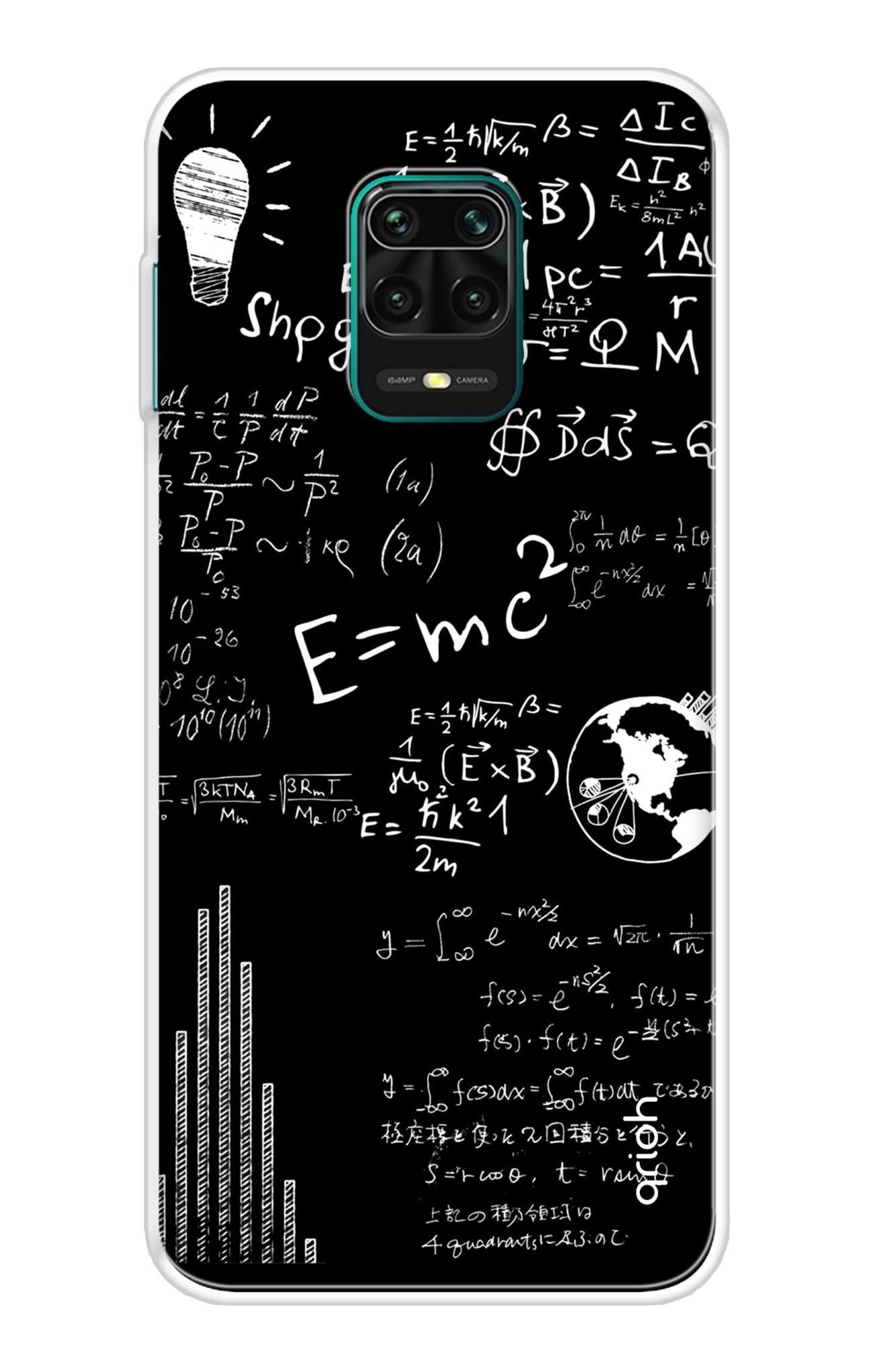 Equation Doodle Soft Cover for Redmi Note 9 Pro Max
