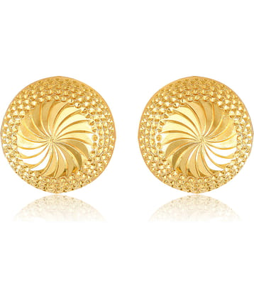 Vighnaharta Glittering glance Gold Plated Screw back alloy dangler studs Earring for Women and Girls   [VFJ1644ERG ]