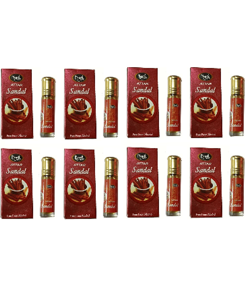 MONET 8 ATTAR SUNDAL, 8 ML EACH ,PACK OF 8 .