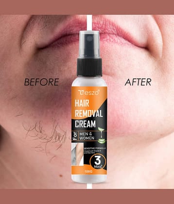 Treszo Natural Hair Removal Cream for Men & Women 100 ( Pack of 1 )
