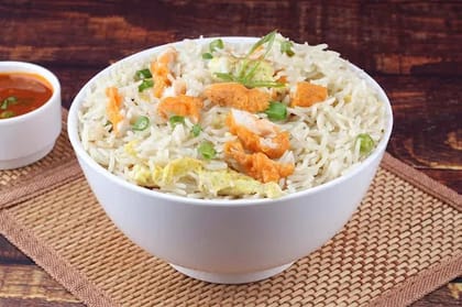 Chicken Fried Rice With Veg Manchurian