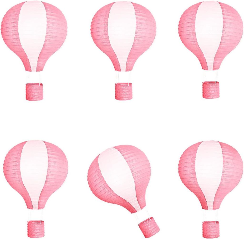 Hot Air Balloons Lanterns Pink - Party and Festive Needs | Buy online on ZillyBuy