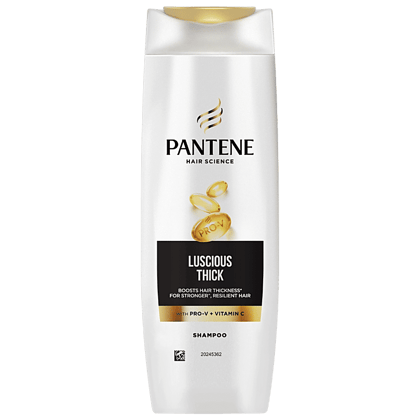 Pantene Hair Science Luscious Thick Shampoo, 180ml