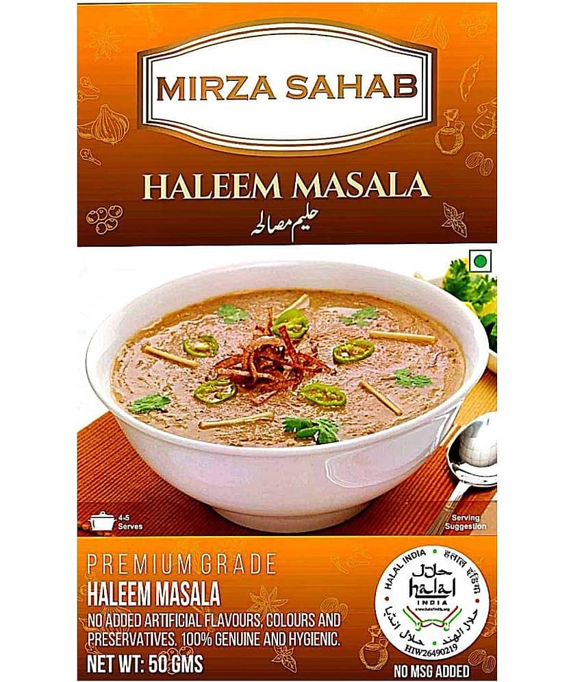 Mirza Sahab Haleem Masala Instant Mix 50 gm Pack of 4