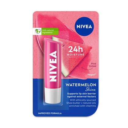 NIVEA WATERMELON SHINE LIP BALM 4.8 GMS