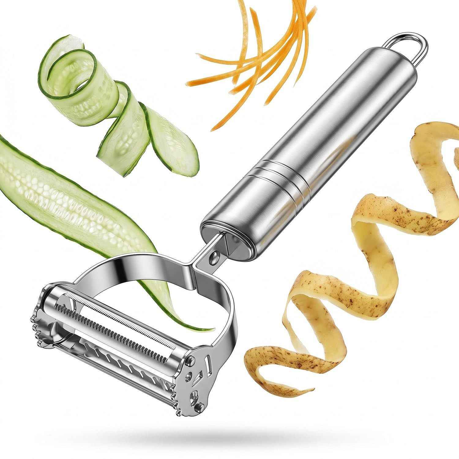 Wholesale Item - 2 IN 1 VEGETABLE AND FRUIT PEELER - MOQ 80 Pieces