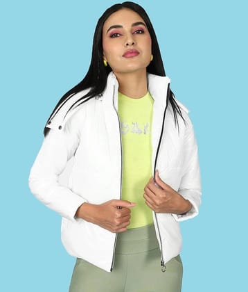 Freehand - Polyester White Hooded Jackets - None