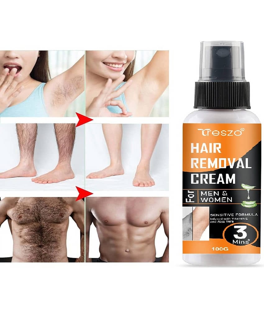 Treszo Natural Hair Removal Cream for Men & Women 100 ( Pack of 1 )